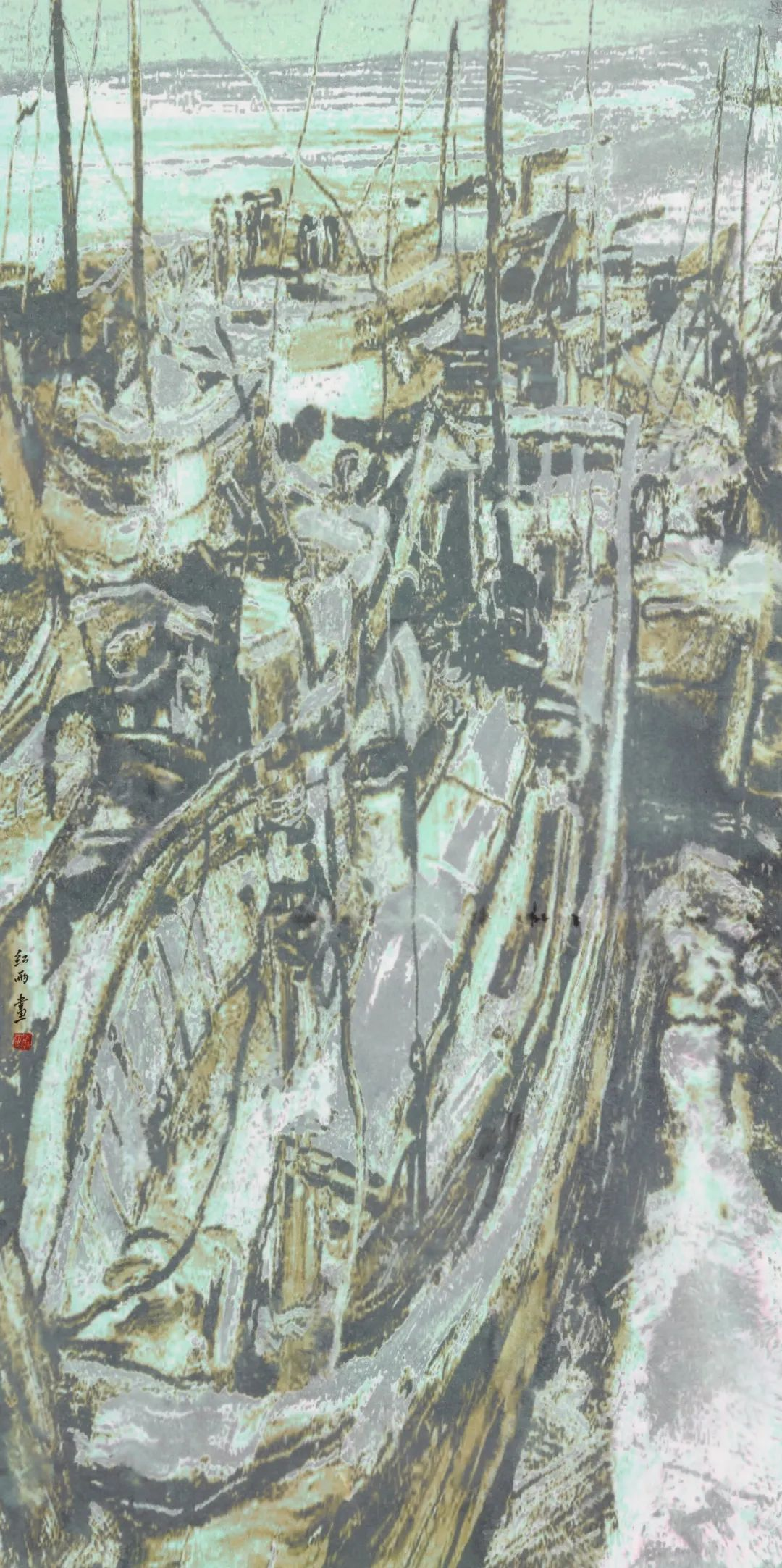 美术学院教师作品受邀参加“水墨自贸港——海南画派中国画晋京邀请展”