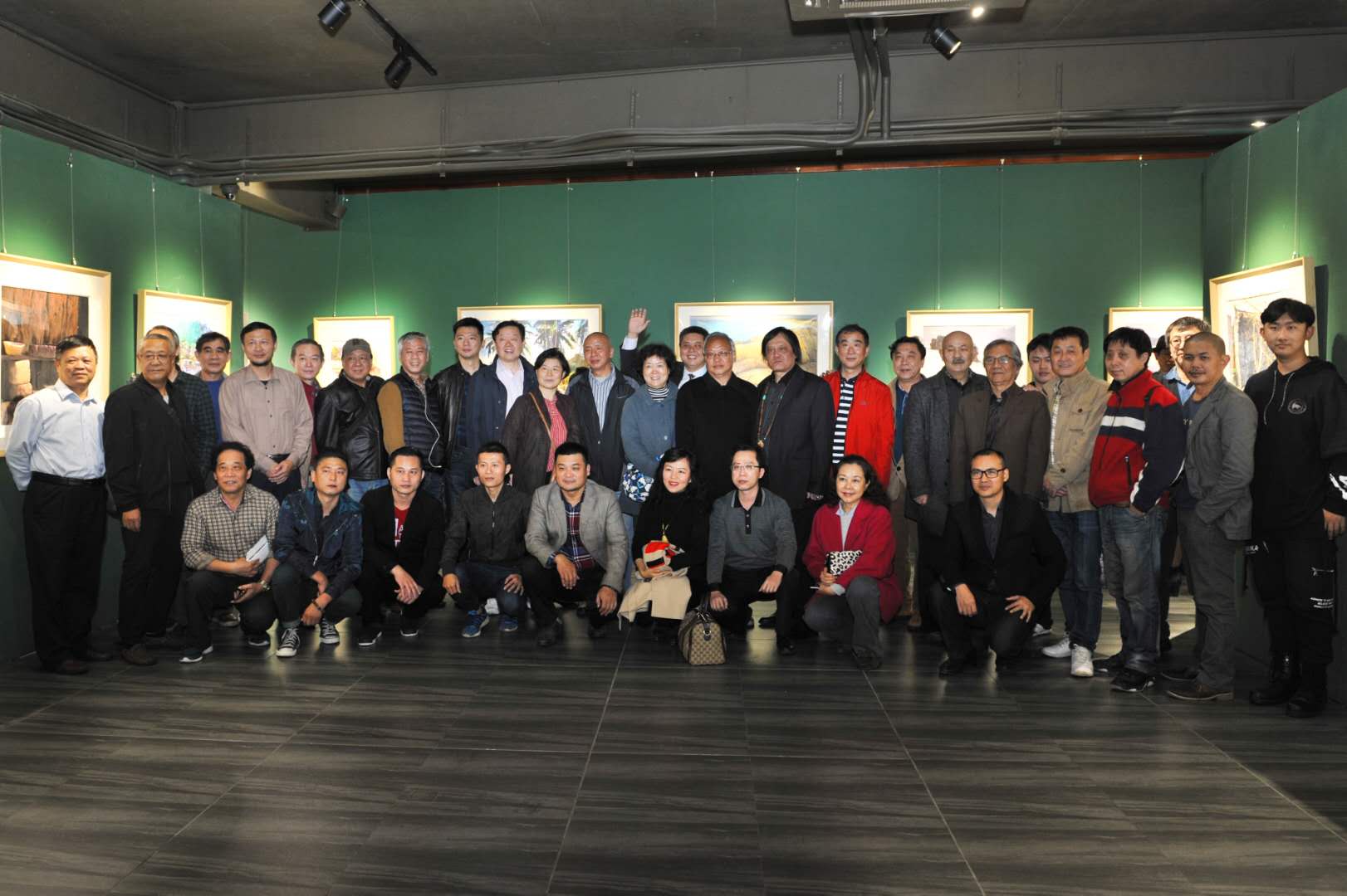 美术学院赵福才老师水彩作品展开幕