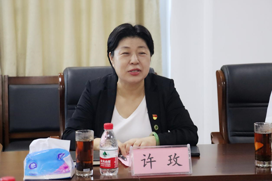 许玫一行到初等教育学院开展党建工作调研