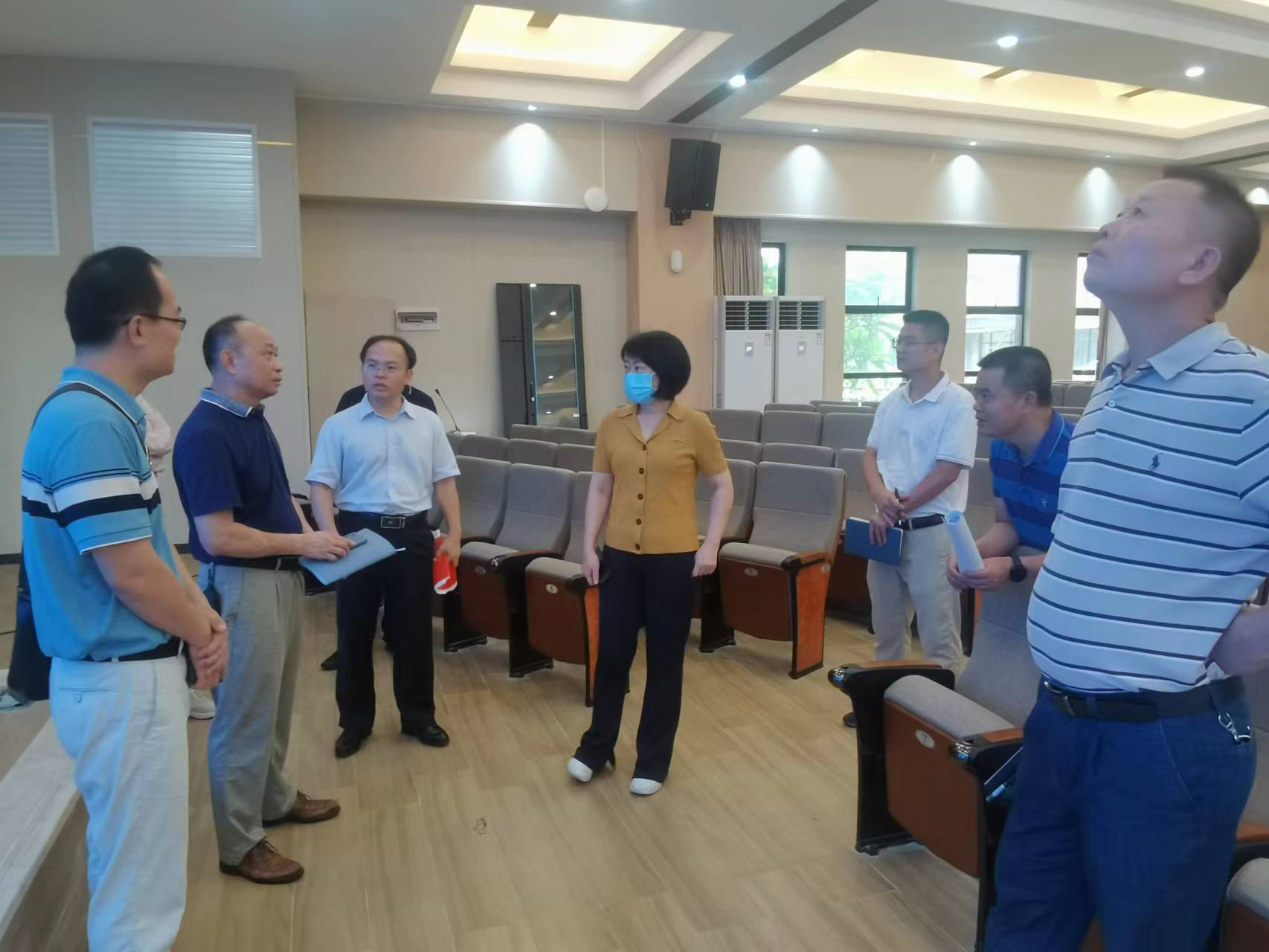 校领导实地调研桂林洋第二公共教学楼和大学生活动中心