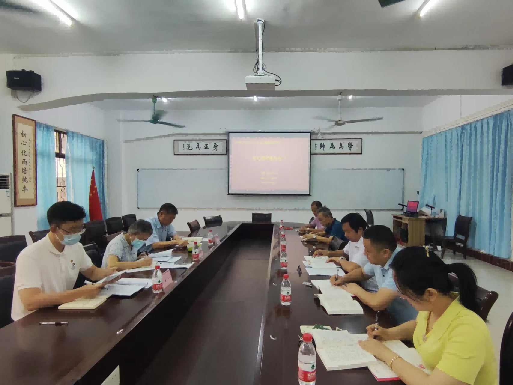 学校主题教育第六指导组到数统学院调研并指导工作