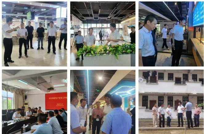 校领导检查桂林洋校区开学工作