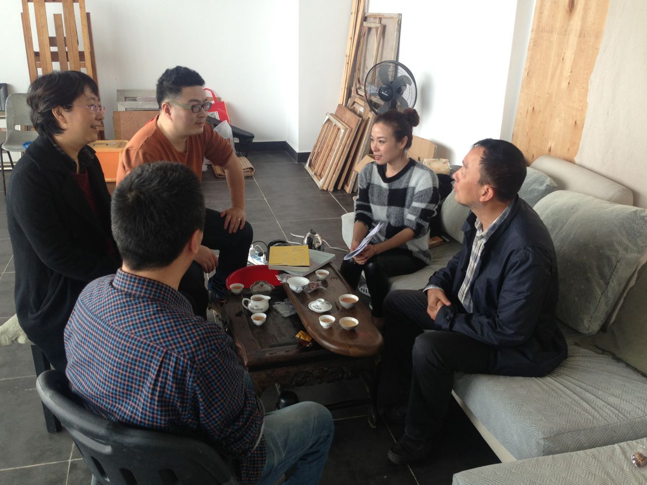 我院设计专业教师教学改革研讨活动之一