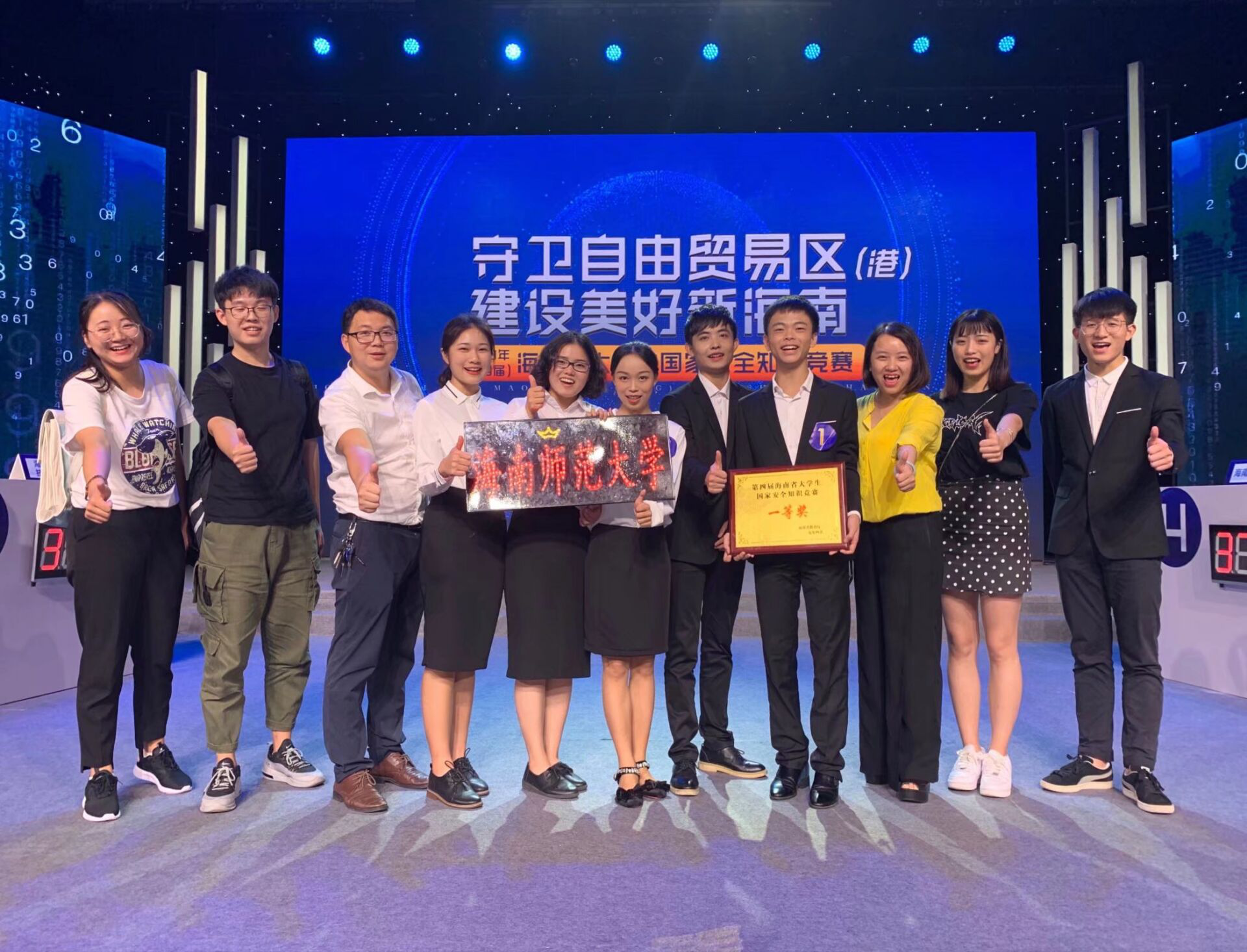 青年之声・守护国家安全，共创美好明天――记我校法学院荣获海南省大学生国家安全知识竞赛一等奖  