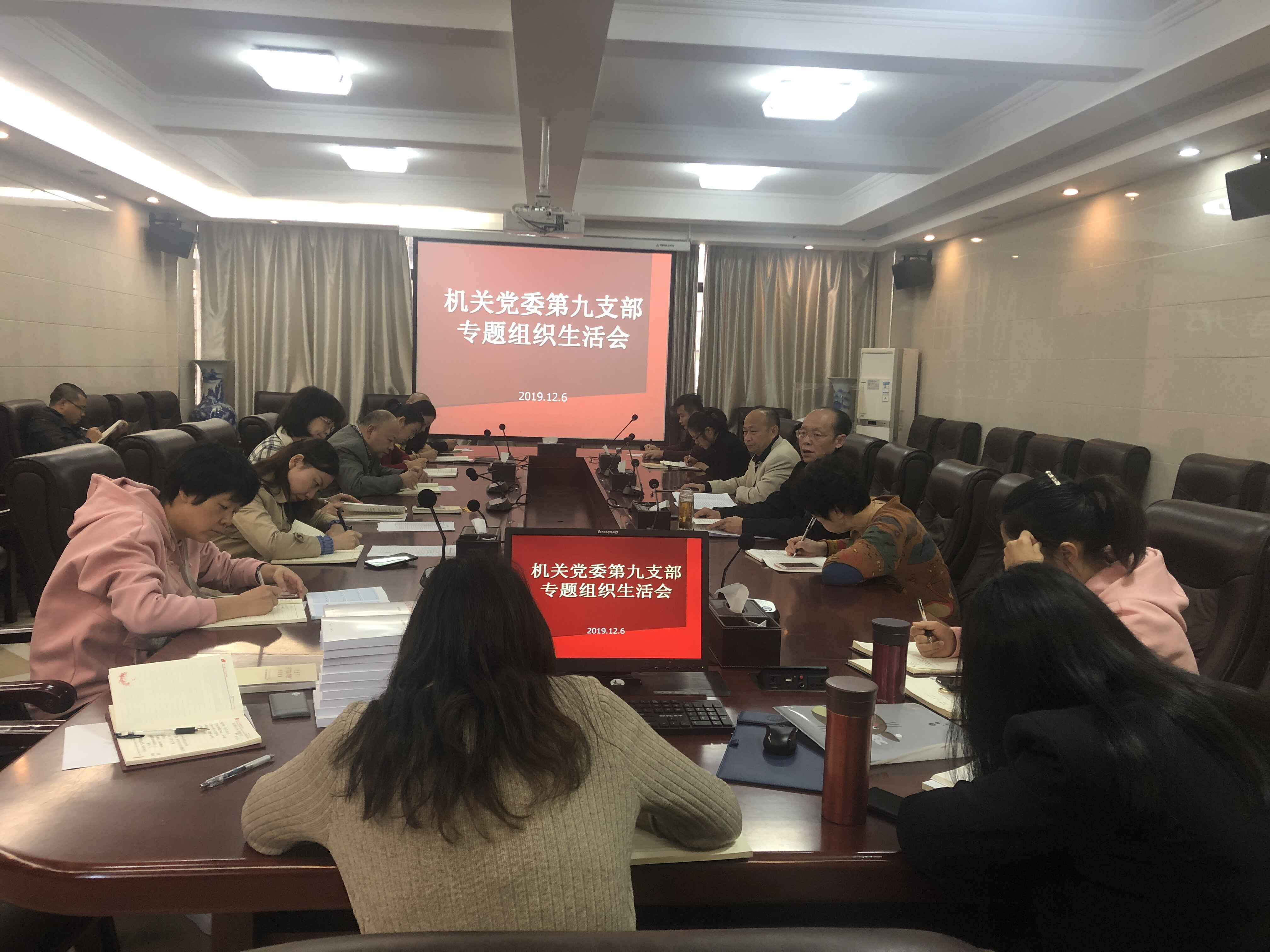 机关第九支部召开“不忘初心、牢记使命”主题教育组织生活会