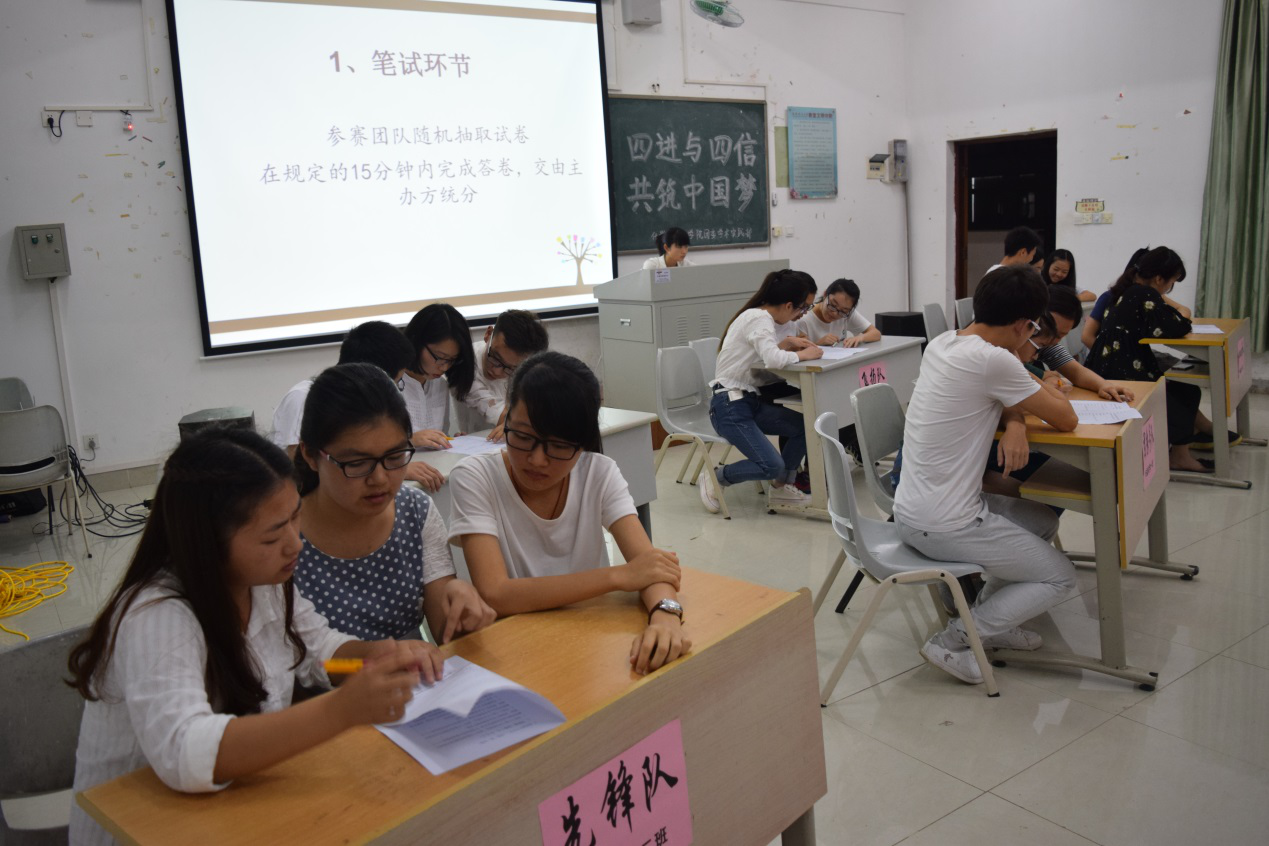 “四进与四信，共筑中国梦”——记化学与化工学院院级选拔赛