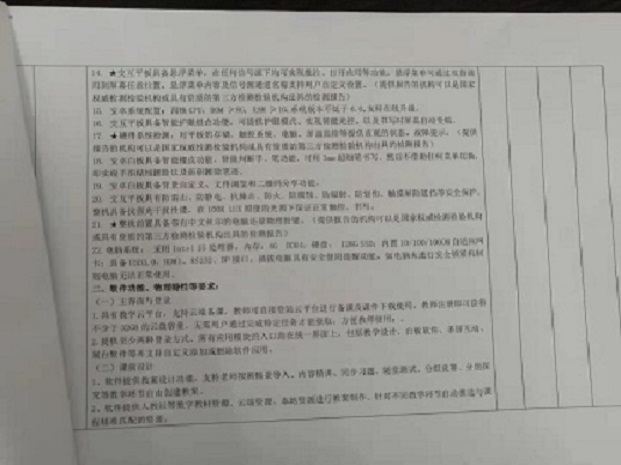 星空游戏官方实验小学购买多媒体设备公告