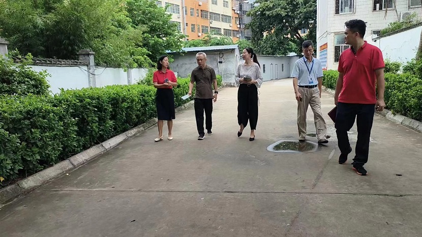 星空游戏官方基础教育集团 一行莅临海师附小检查指导开学工作