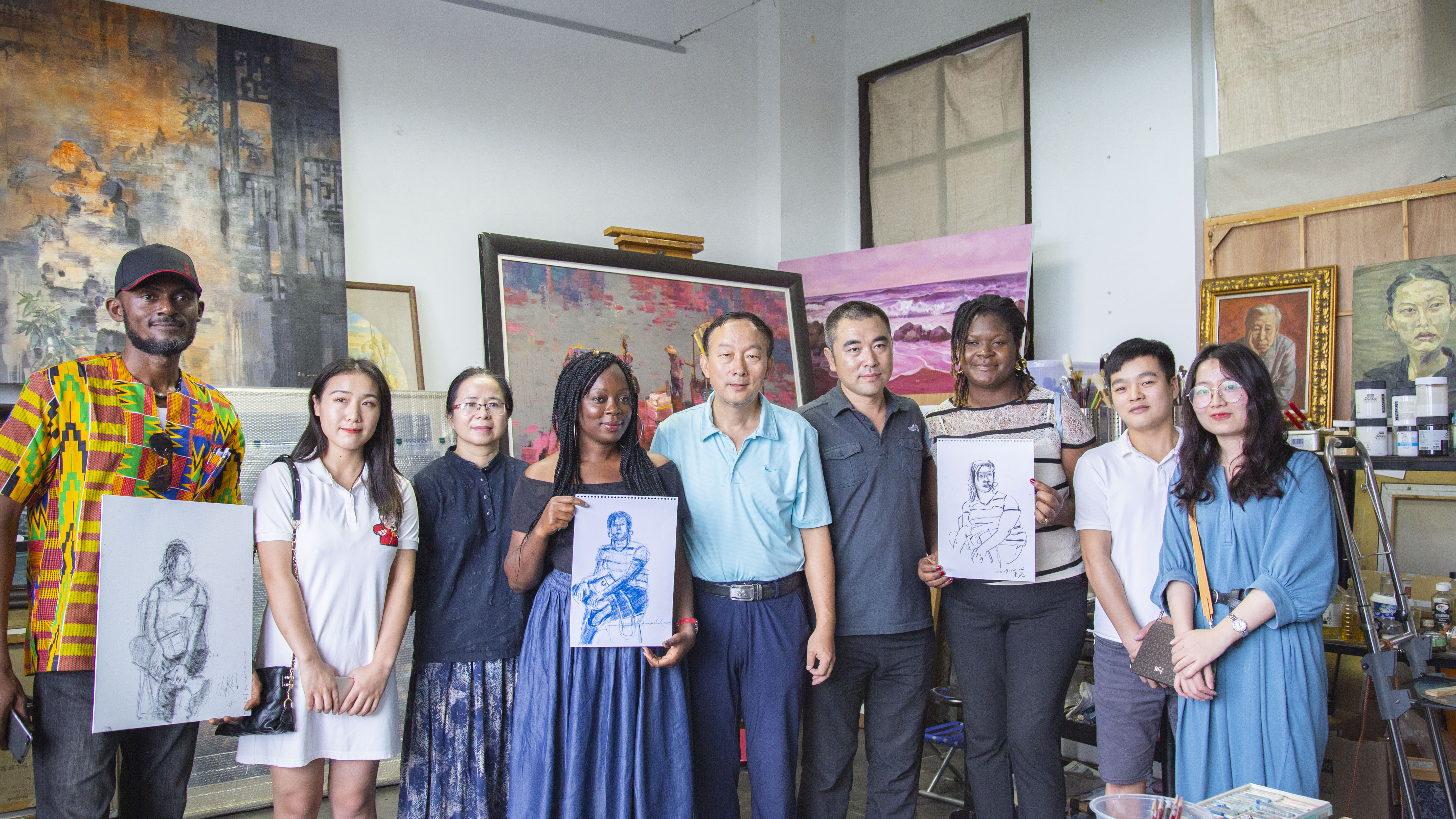 尼日利亚访华团来美术学院进行艺术与学术交流