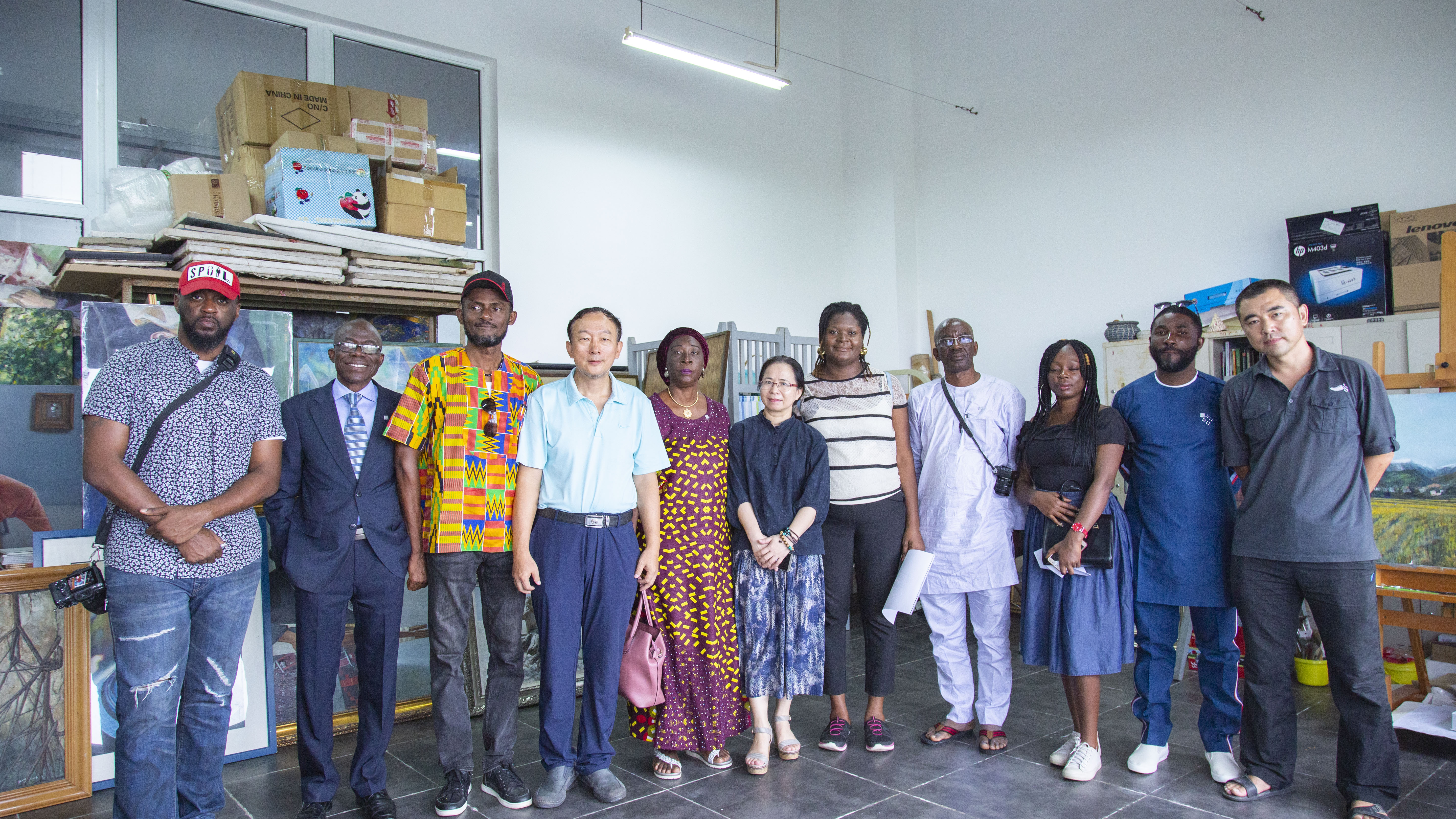 尼日利亚访华团来美术学院进行艺术与学术交流