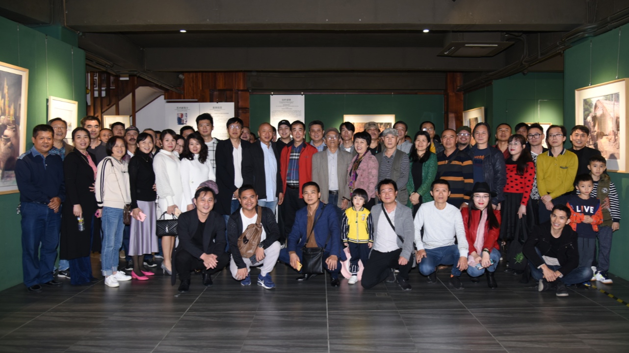 迹象• 黎锦—赵福才水彩画作品迎新展开幕