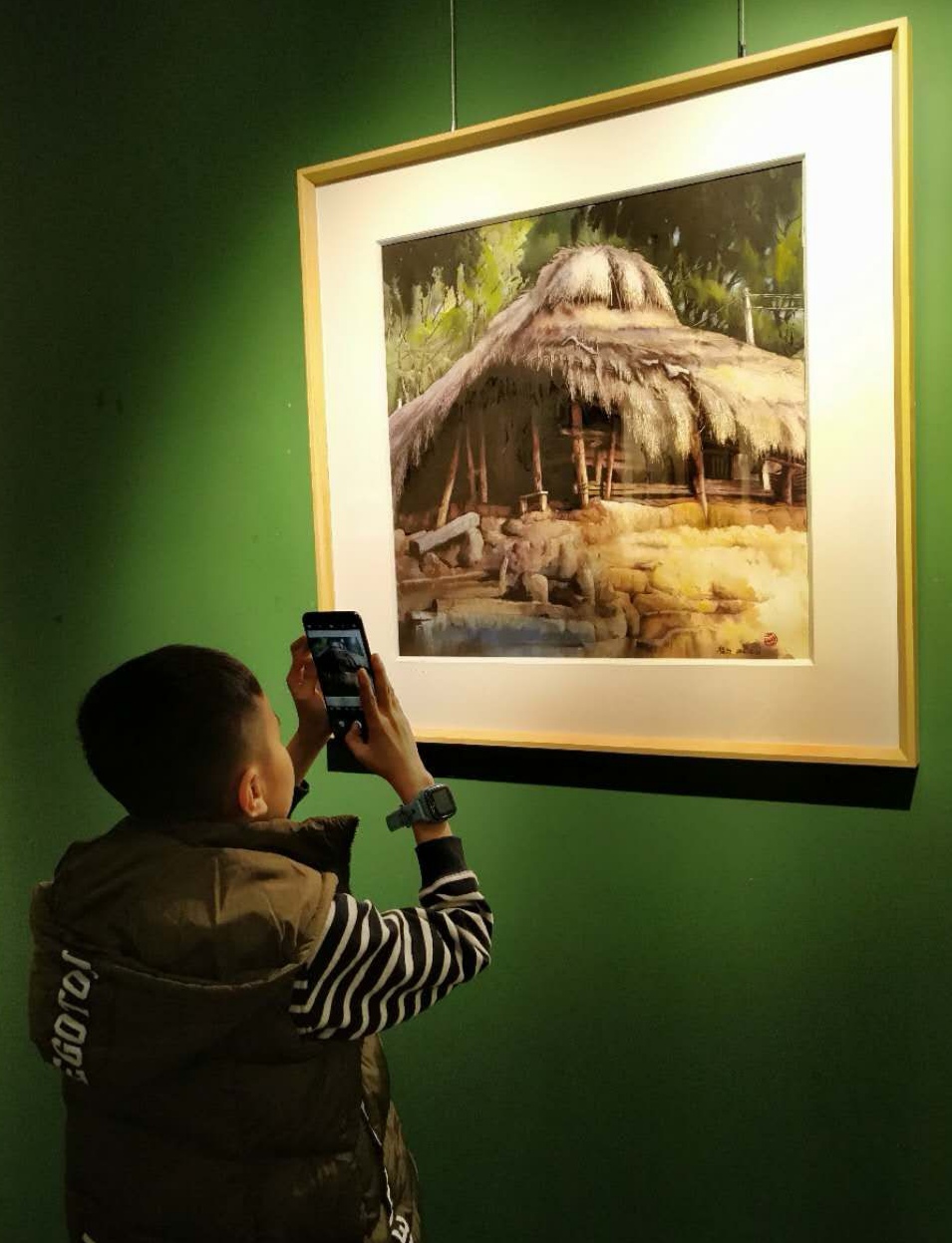 迹象• 黎锦—赵福才水彩画作品迎新展开幕