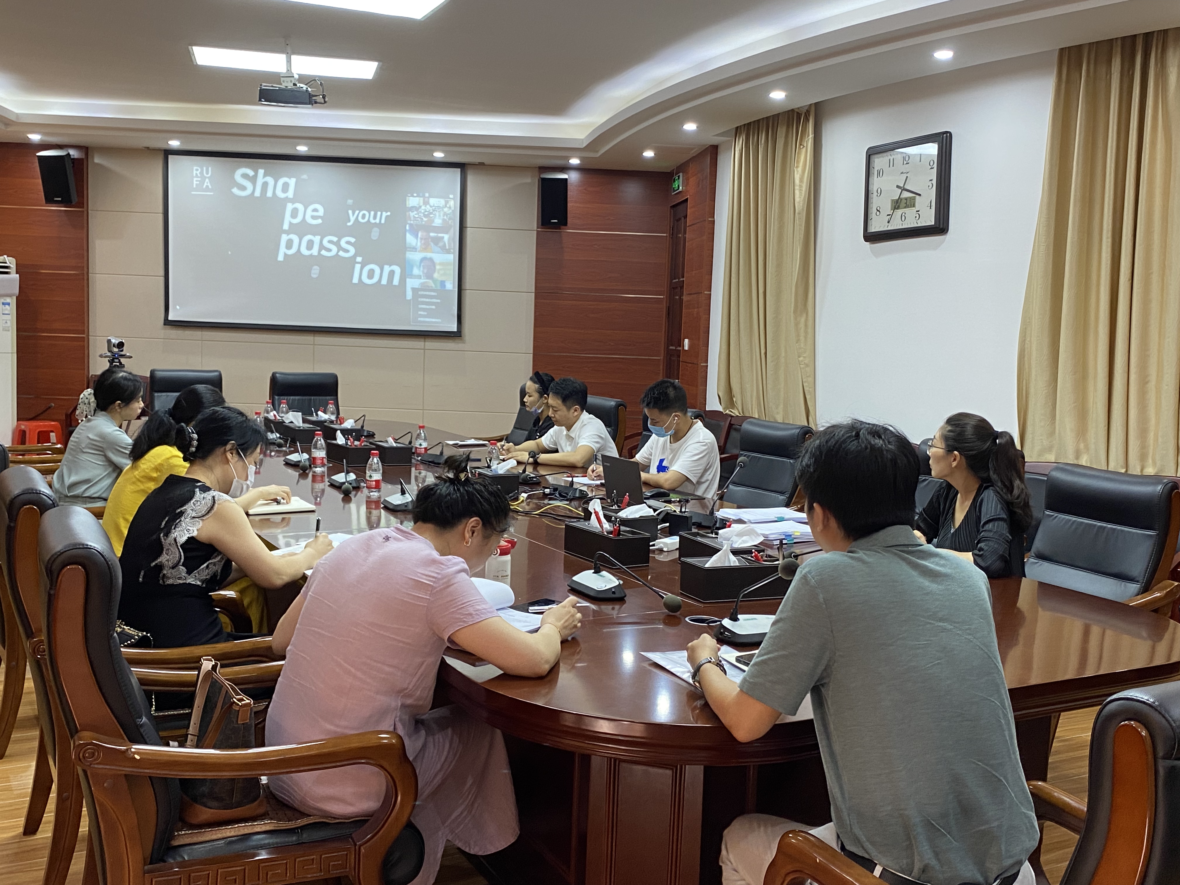 美术学院与罗马RUFA美术学院开展中外合作办学项目交流会议