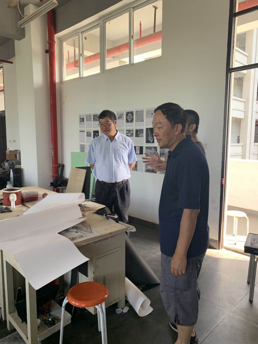 林强校长到美术学院调研