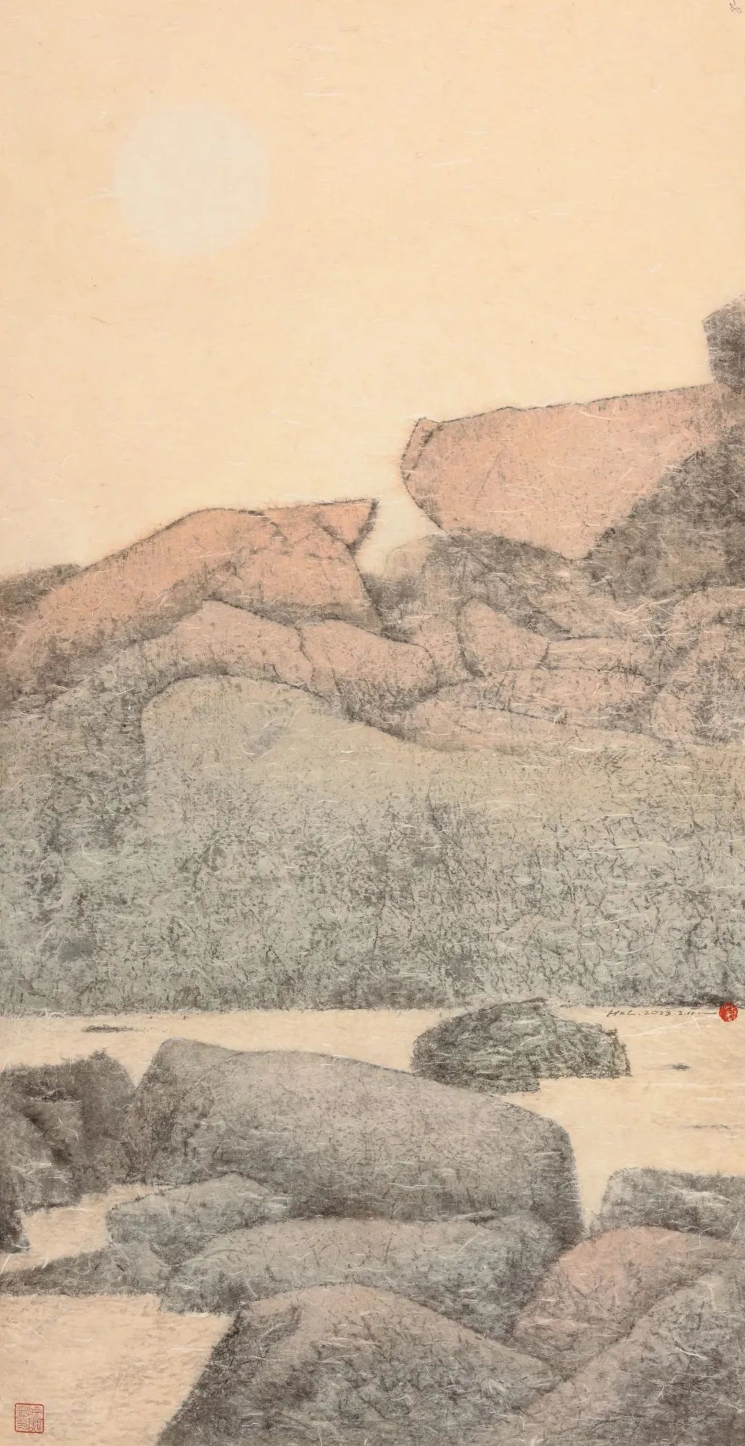 美术学院教师作品受邀参加“水墨自贸港——海南画派中国画晋京邀请展”