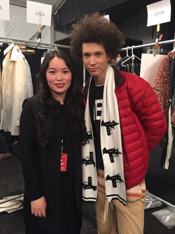 服装与服饰设计专业毕业生胡星禹同学作品在2015年纽约秋季时装周展示并被多家媒体报道