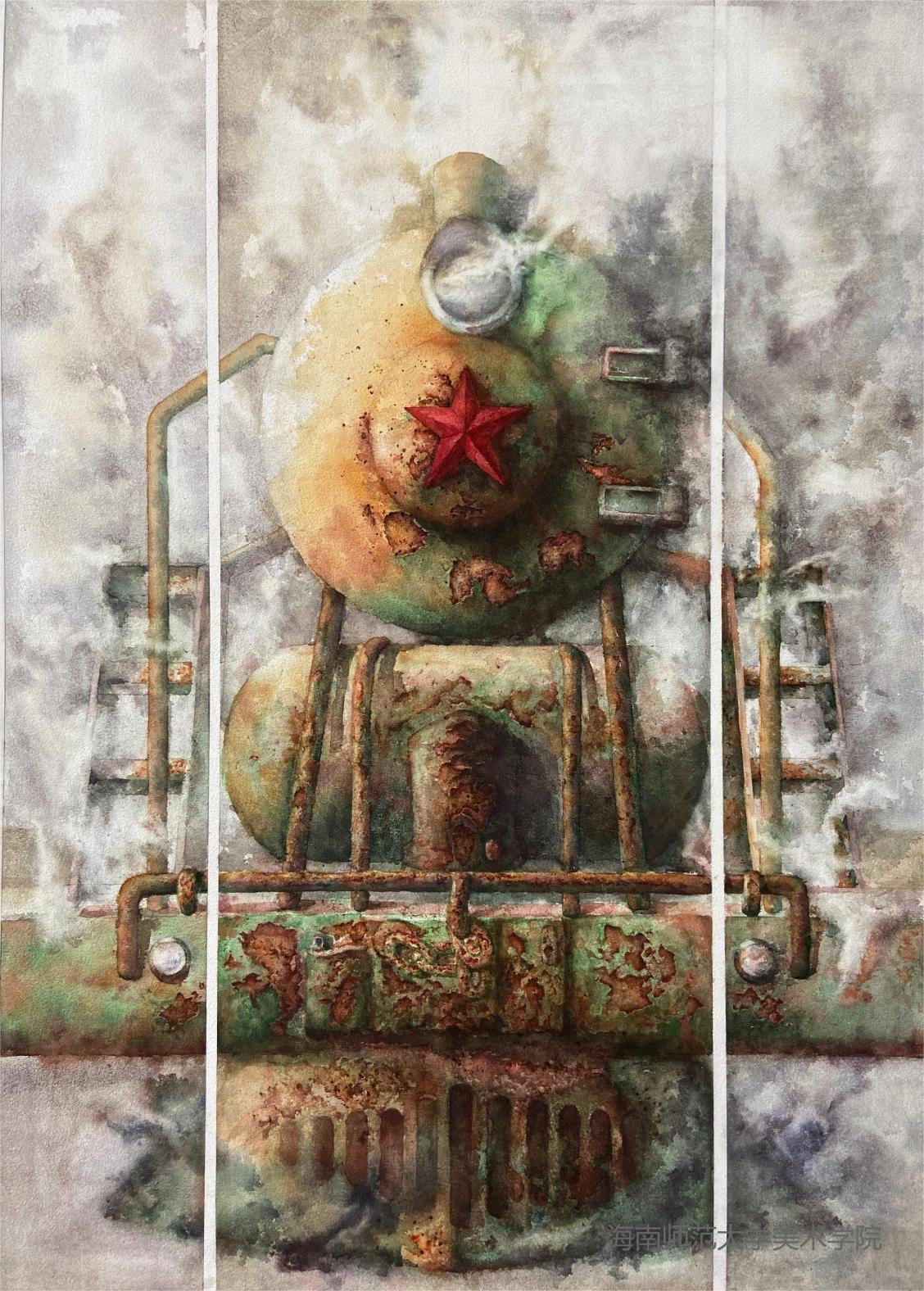 喜讯传佳绩，美院四位研究生美术作品入选省级展览