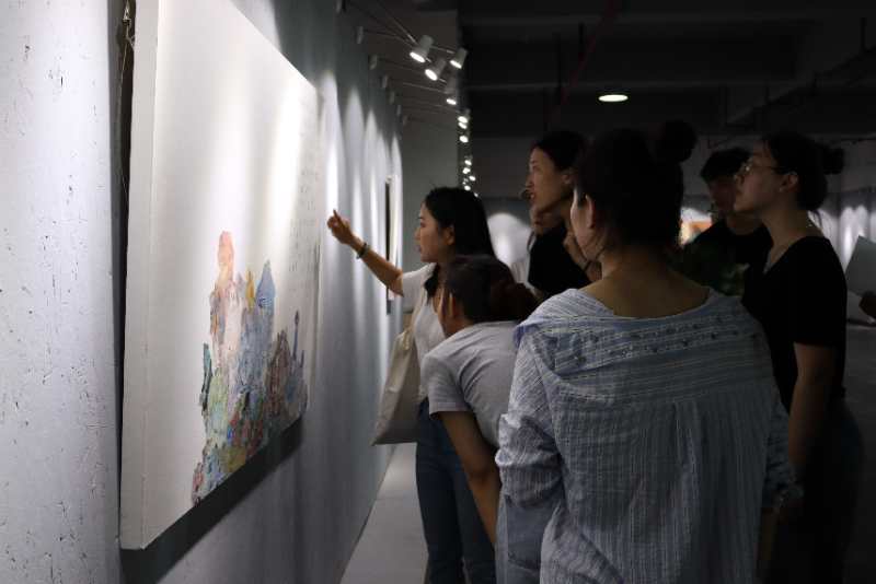 我院2017级研究生潘云嫚举办个人画展