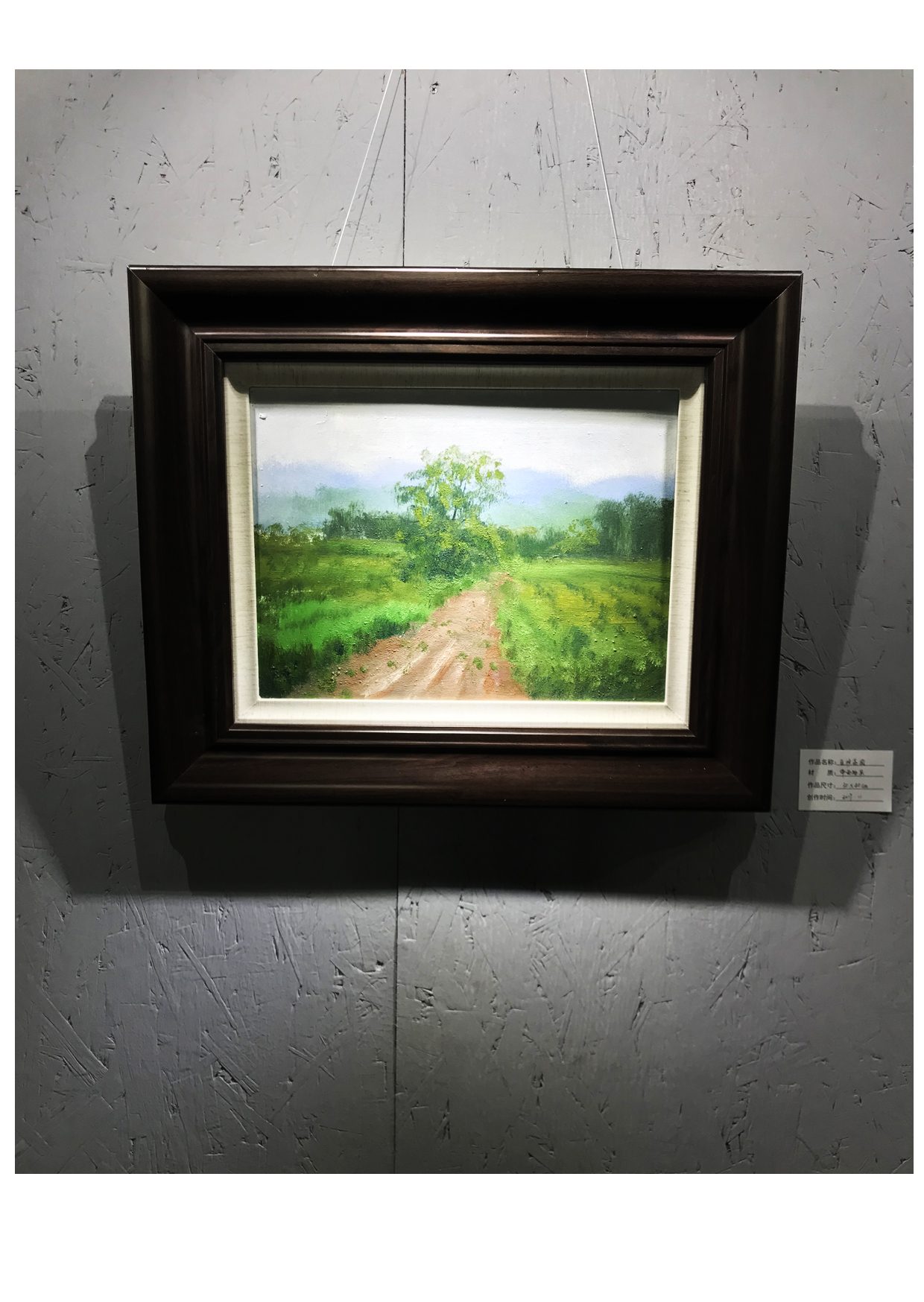 我院2016级研究生高继军举办个人画展