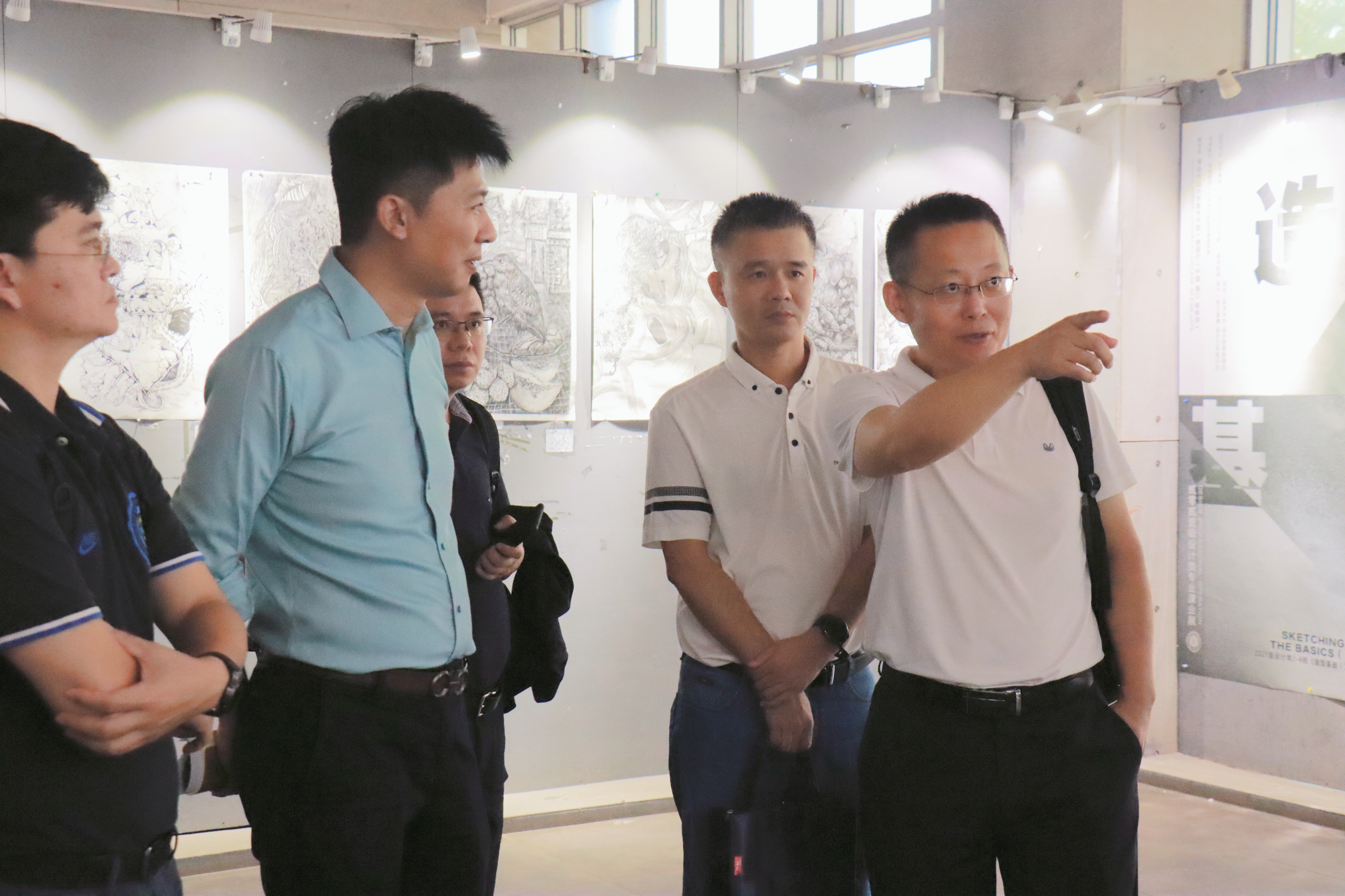 海南省委组织部中青班一班第二调研组莅临美术学院调研