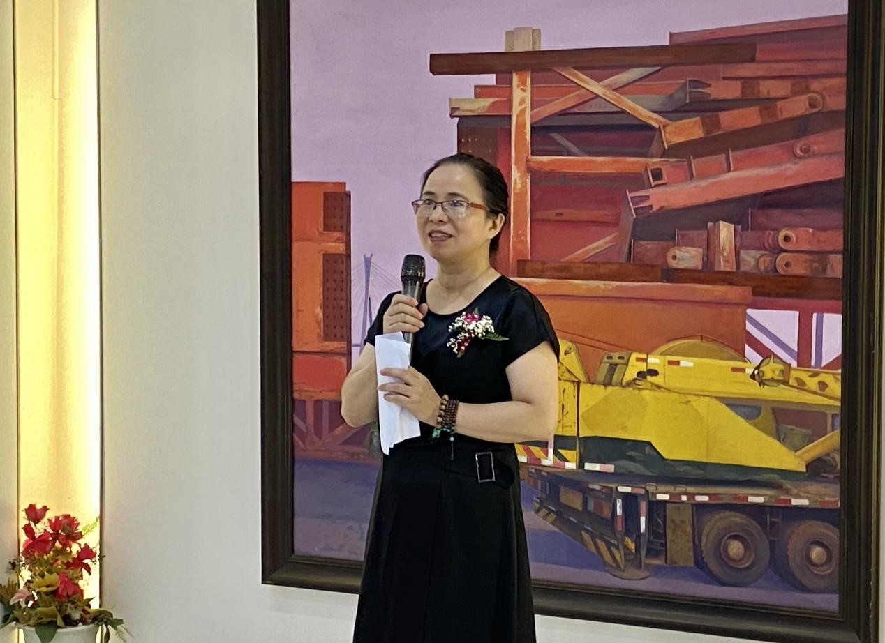 周健油画作品展举办圆满成功