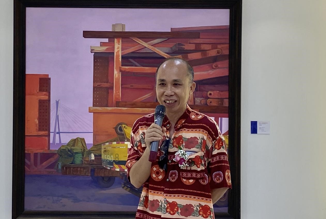 周健油画作品展举办圆满成功