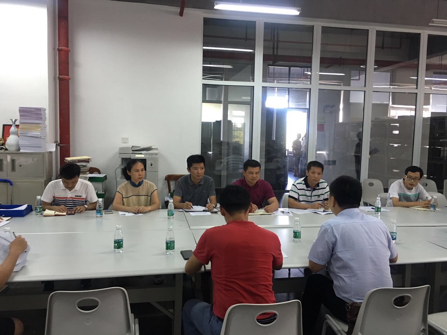 学校督查小组一行来美术学院督查安全稳定工作