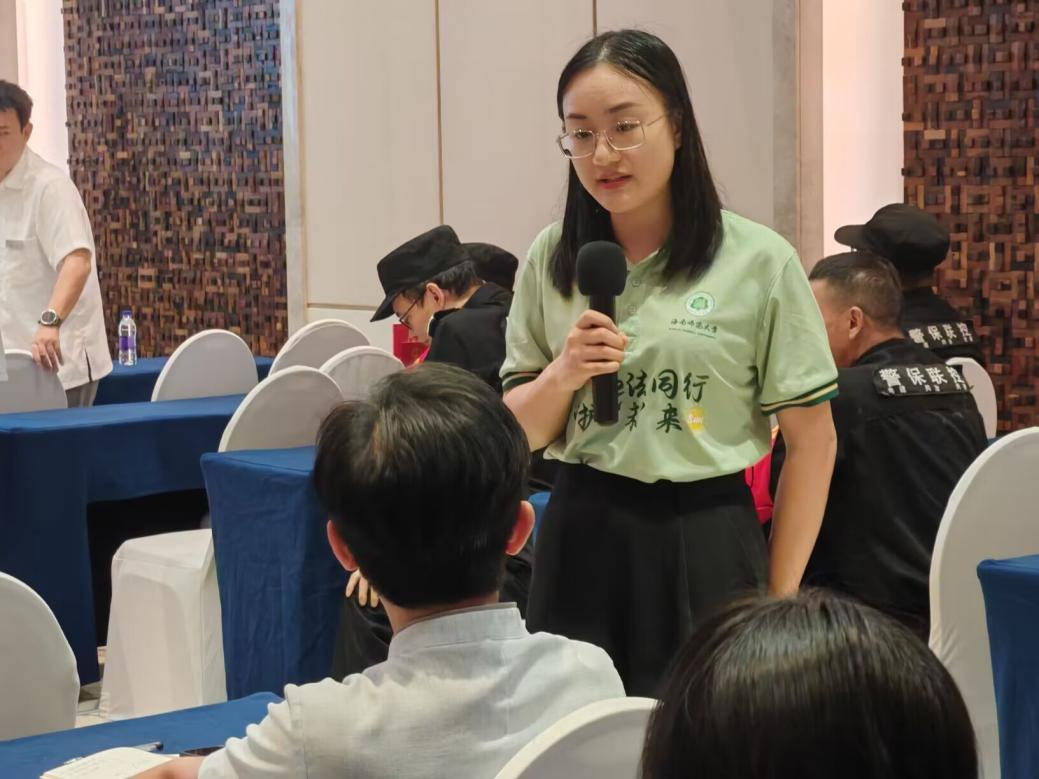 我院公益法律服务宣讲团走进三亚丽禾温德姆酒店开展网信普法服务